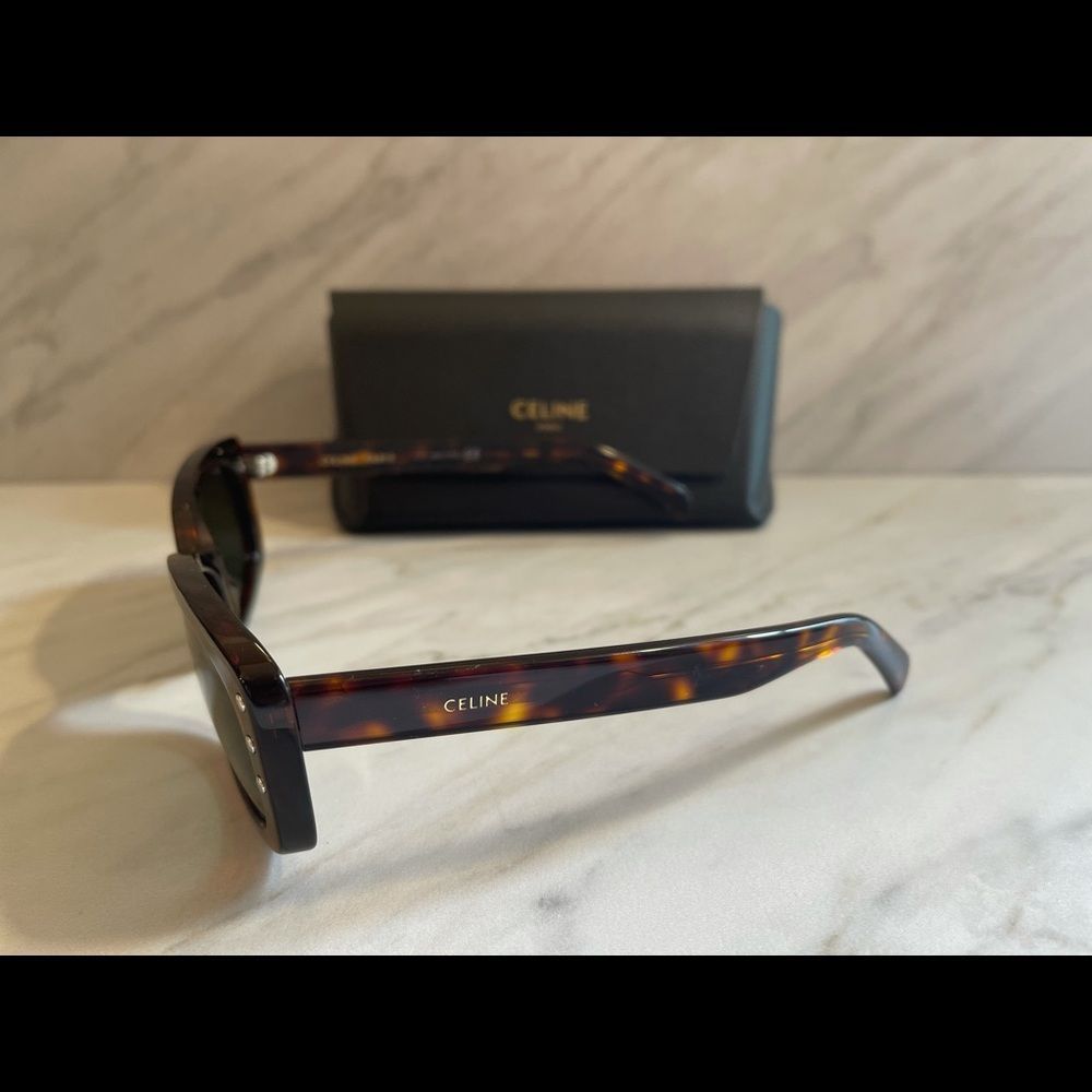 CELINE Tortoise Sunglasses - Picture 6 of 9